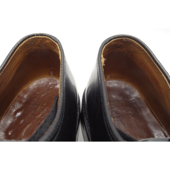 Bootmaster Corfam Black Leather V Cleat Vintage Oxfords Shoes Men\'s 7.5 D main image 5